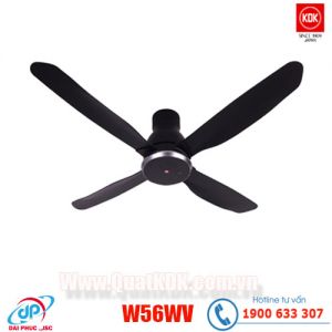 Quạt trần 4 cánh KDK W56WV - Đen