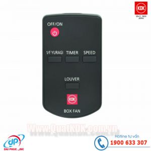 Remote Điều Khiển Quạt hộp KDK SD30X