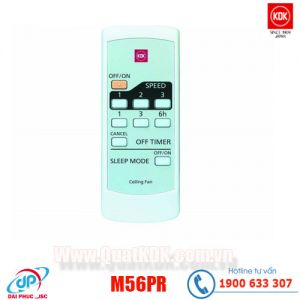Remote Điều Khiển Quạt trần KDK M56PR