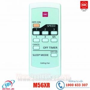 Remote Điều Khiển Quạt trần KDK M56XR